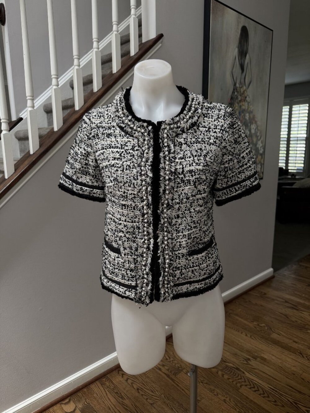 McGINN Kitty Short Sleeve jacket size 2 excellent condition